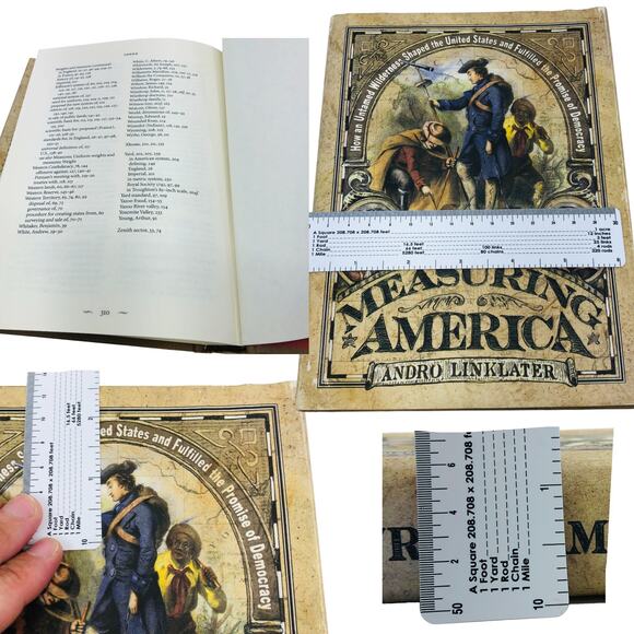 Measuring America by Andro Linklater 2002 Walker Publishing Hardcover Book - Picture 14 of 14
